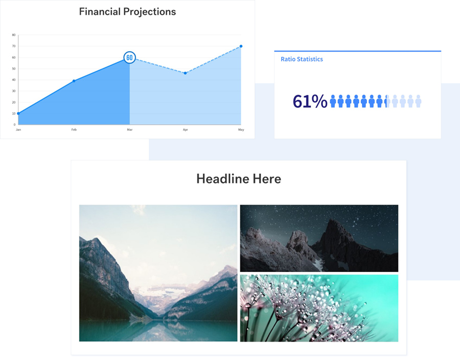 Professionally designed slides. Every time.