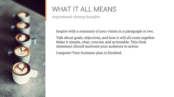 Business Plan Presentation Template