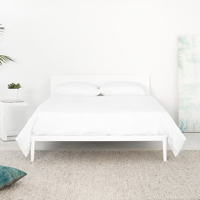Noa Sunrise Bed frame in white