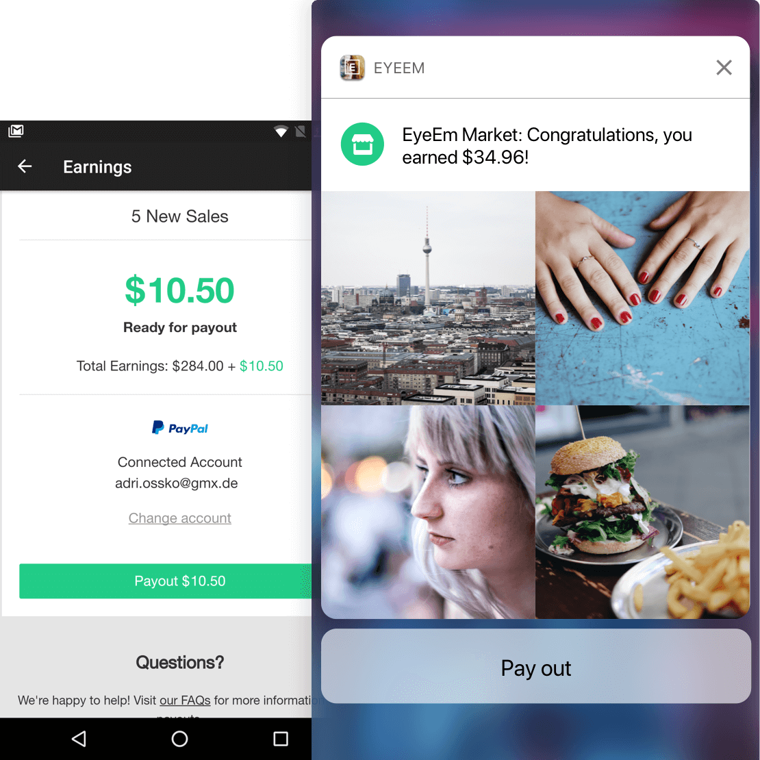 EyeEm Get the free app and sell your photos online