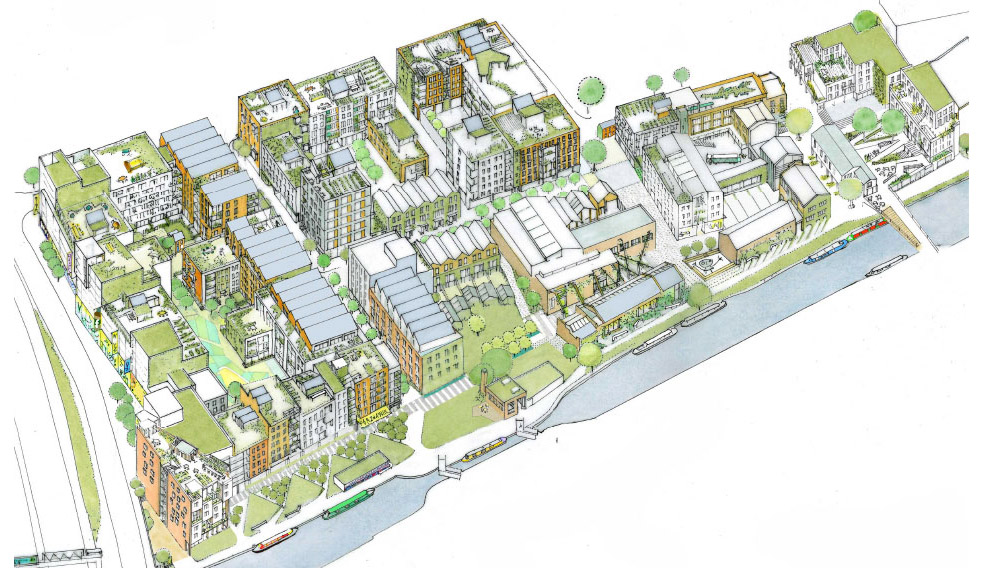 Hackney Wickside masterplan receives planning permission Ash Sakula