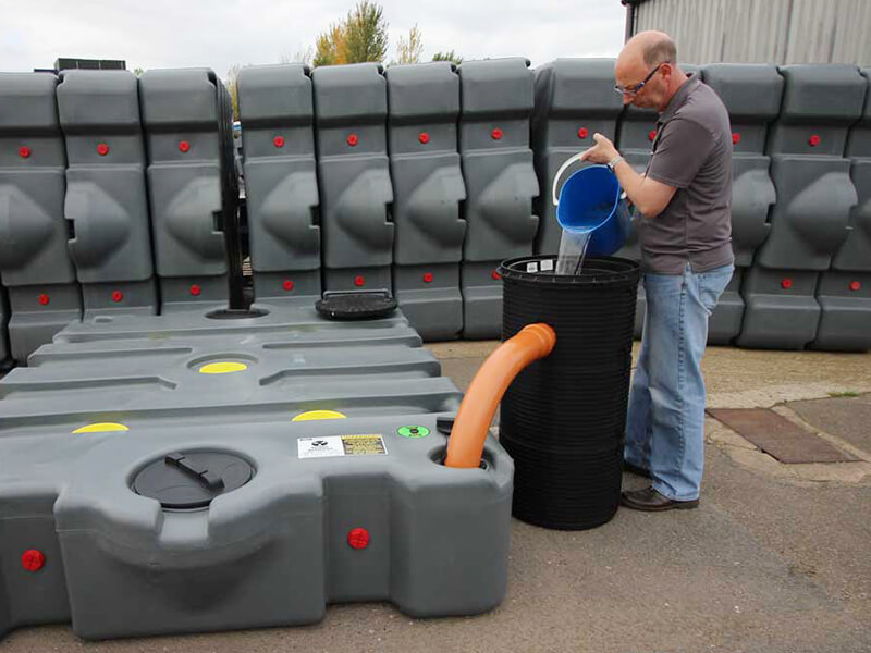 Elsan Tipping Point. Easy Transfer Of Toilet Waste Into Storage Tanks