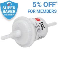 5% off Fuel Filters for Super Saver members*