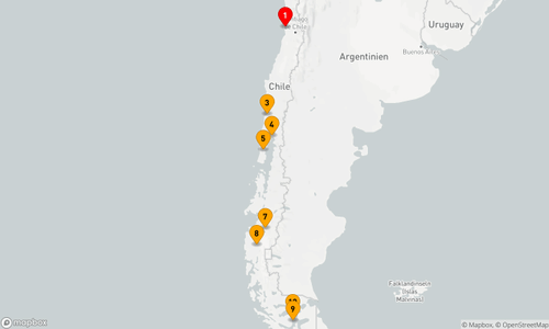 Luxuskreuzfahrt Chiles aufregende Küste