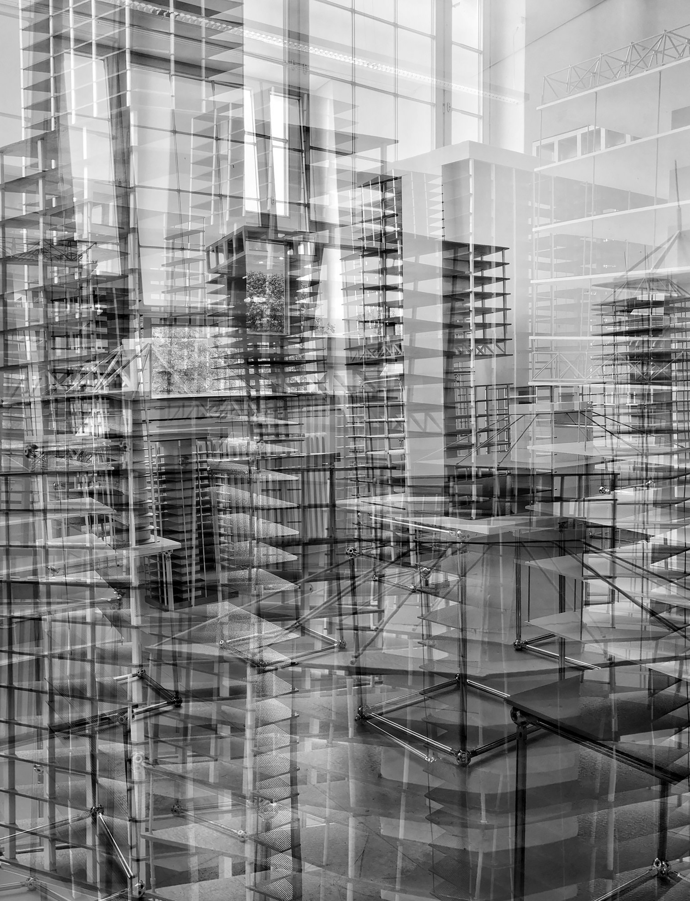 Vexierbild #9, UDK Berlin, 2019/07/15, Silbergelatine Abzug / silver gelatin print, Printed 2021, Copyright Barbara Wolff