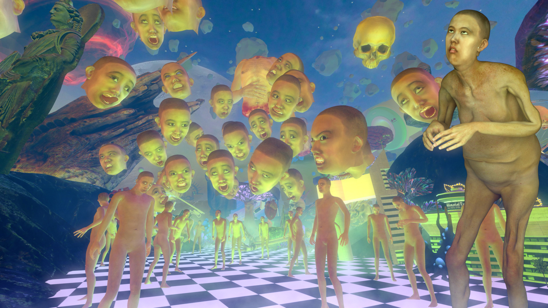 Lu Yang: The Great Adventure of Material World, 2019, Videogame © 2019 Lu Yang