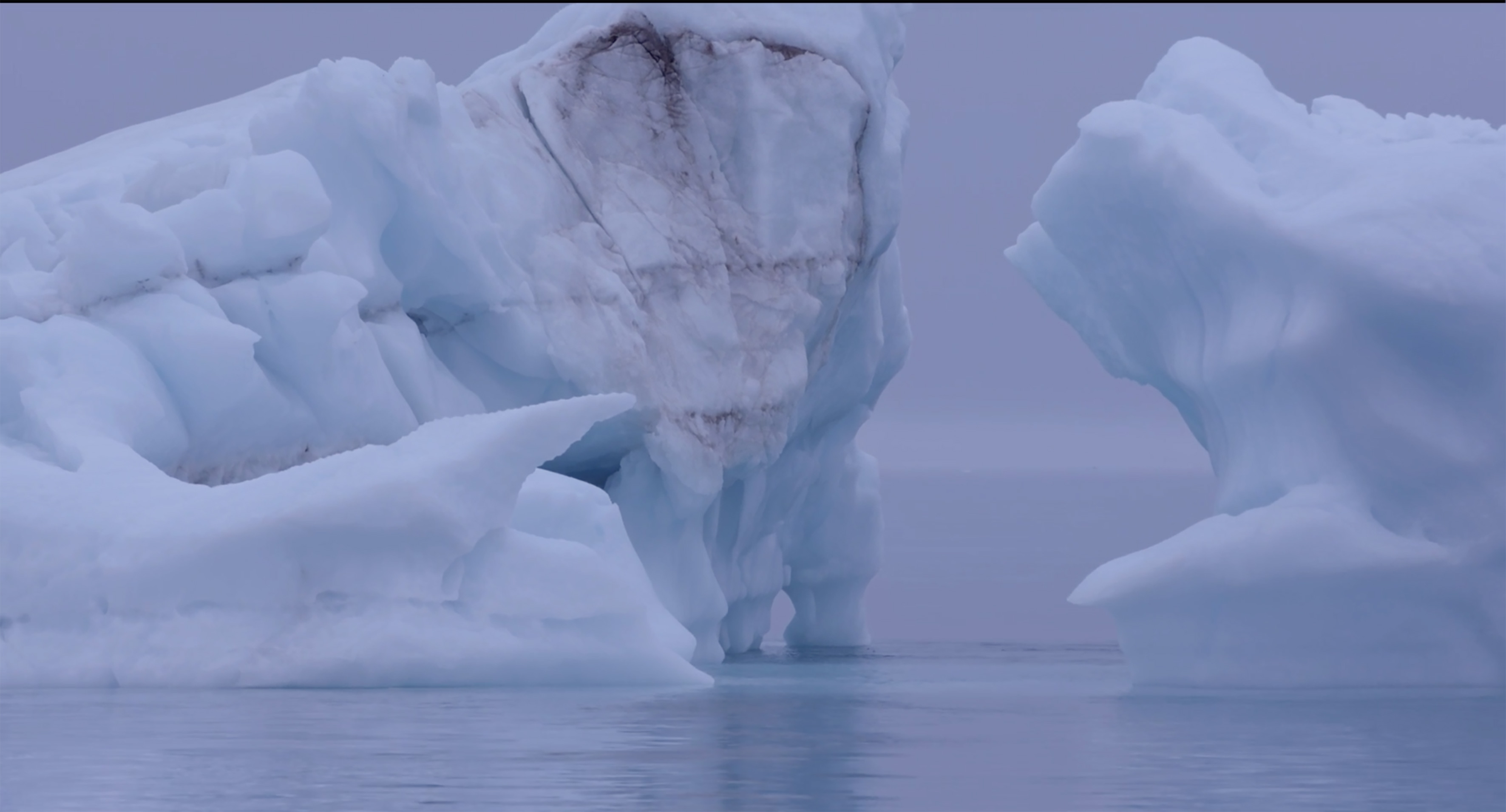 Filmausschnitt von Susan Schuppli, Arctic Archipelago, Digitales HD Video, 2021