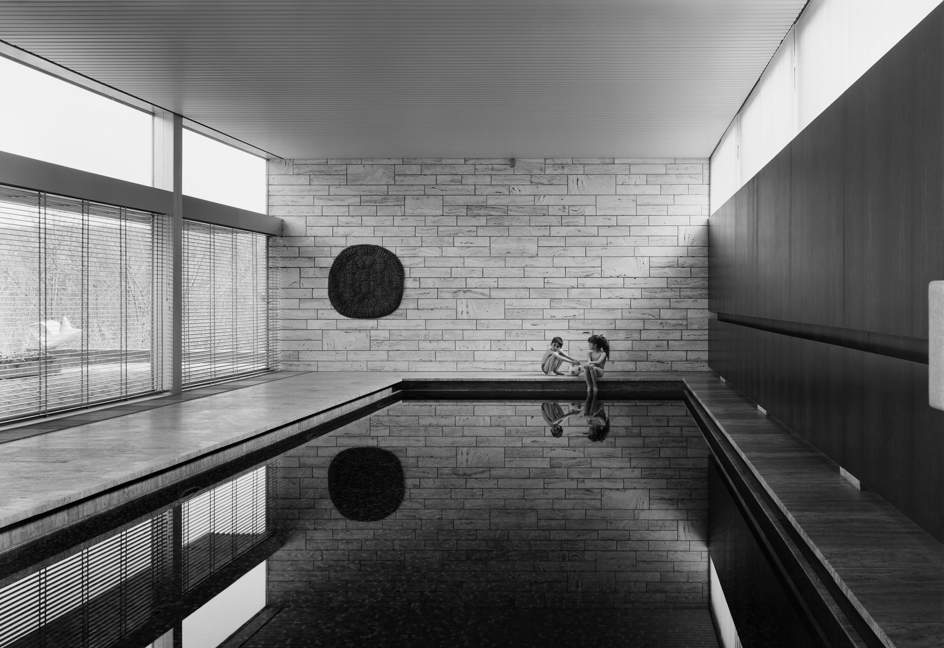 Heinrich Heidersberger, #1029_16 Privathaus, Wolfsburg 1967 © Heinrich Heidersberger