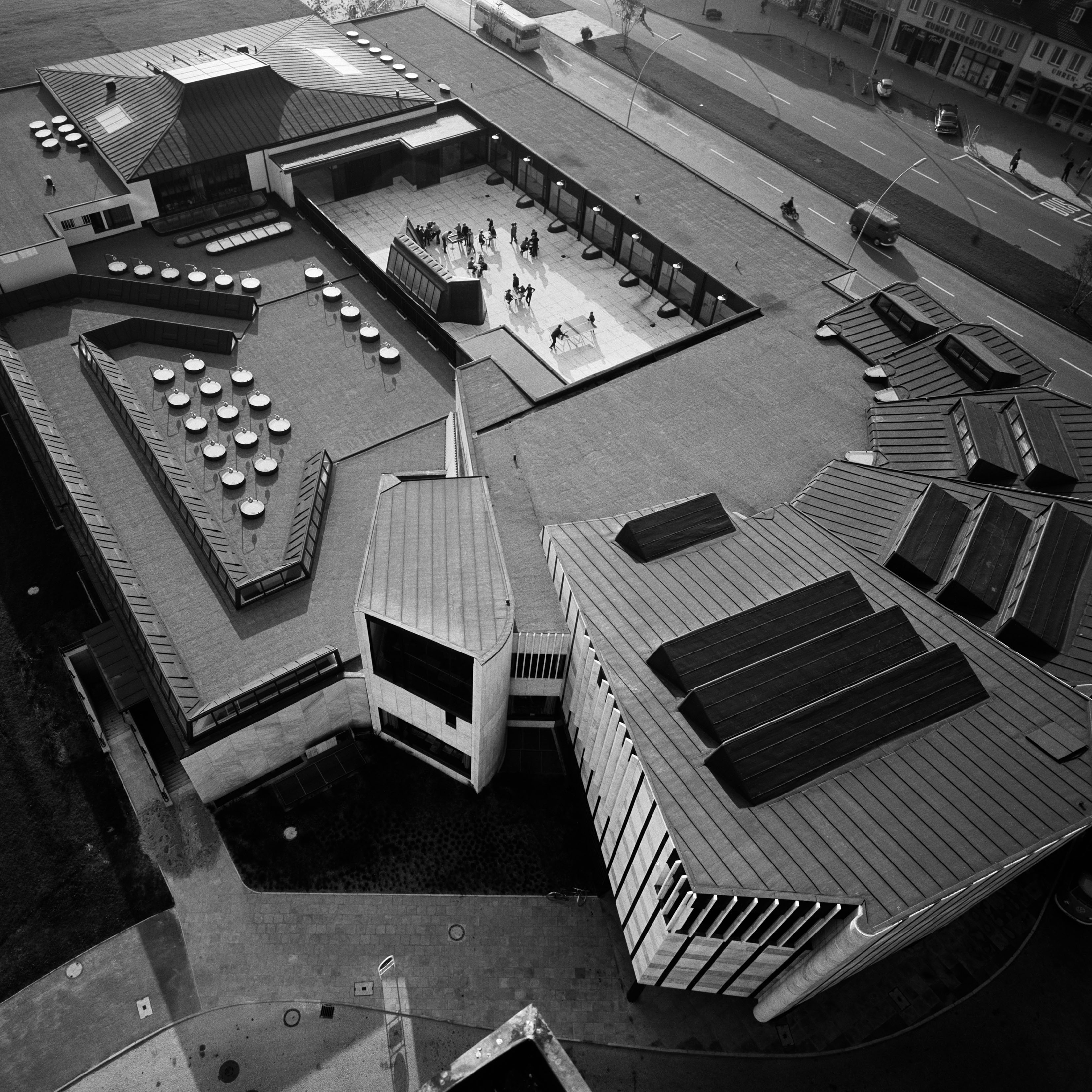 Heinrich Heidersberger, #921_40 Alvar Aalto Kulturhaus, Wolfsburg 1962 © Heinrich Heidersberger