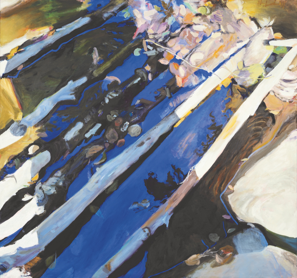 Herta Müller, Traum nach dem Sommer, 2015, Öl auf Leinwand, 150 x 160 cm © VG Bild-Kunst, Bonn 2022