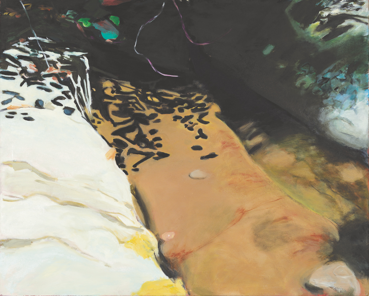 Herta Müller, Vier Ebenen, 2014, Öl auf Leinwand, 80 x 100 cm © VG Bild-Kunst, Bonn 2022