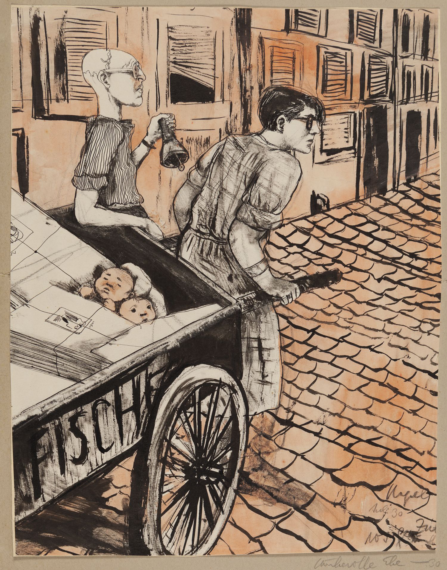 Hanna Nagel, Mühevolle Ehe, 1931, Privatsammlung © Hanna Nagel, VG Bildkunst Bonn, 2022
