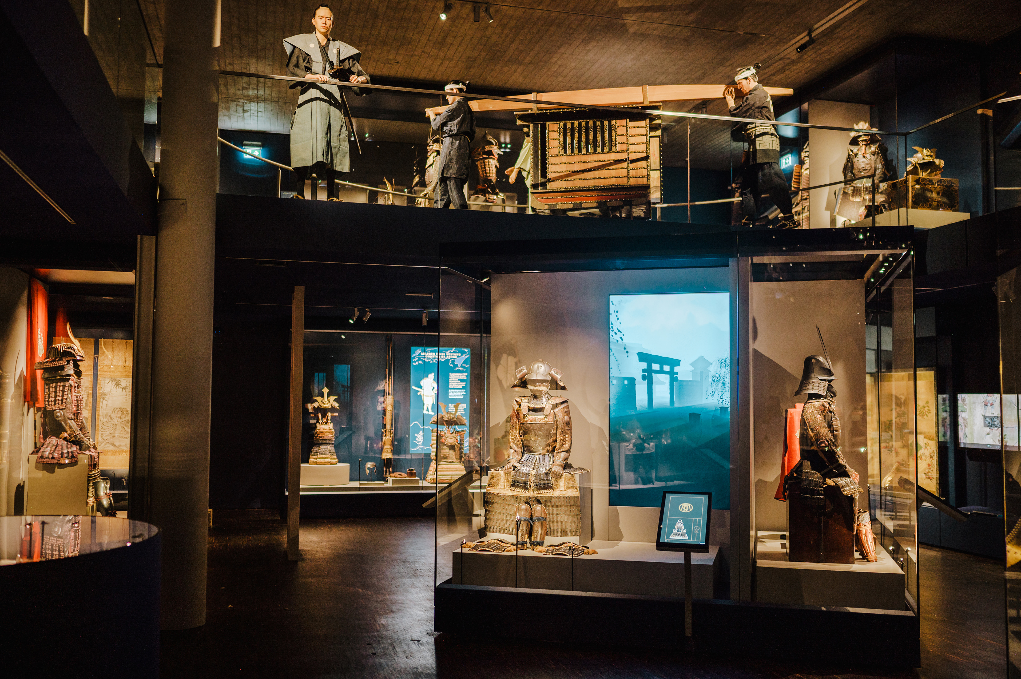 Installationsansicht Samurai Museum Berlin, 2022 © Samurai Museum Berlin, Foto: Mario Heller