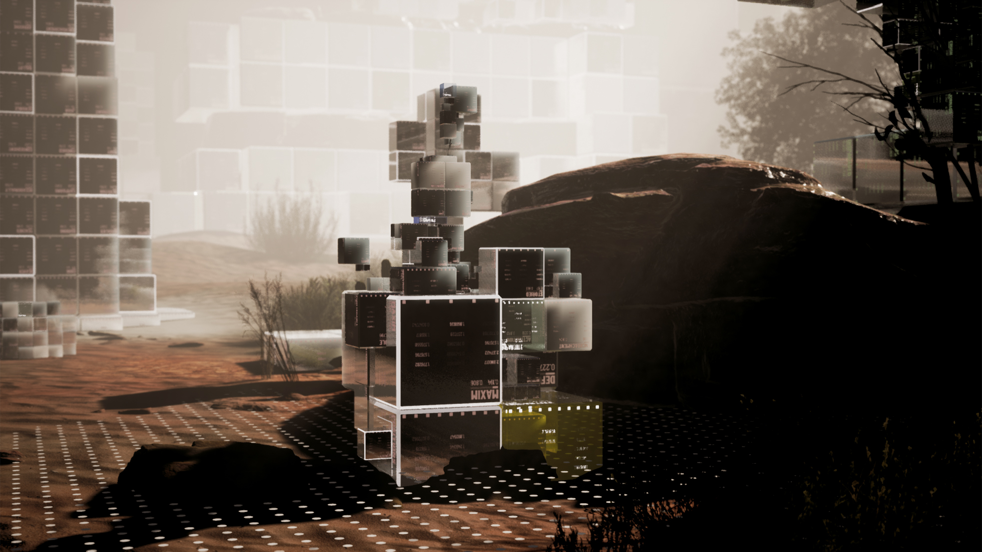 CHOM5KY vs CHOMSKY: Digitales Rendering, VR-Anwendung © SCHNELLE BUNTE BILDER