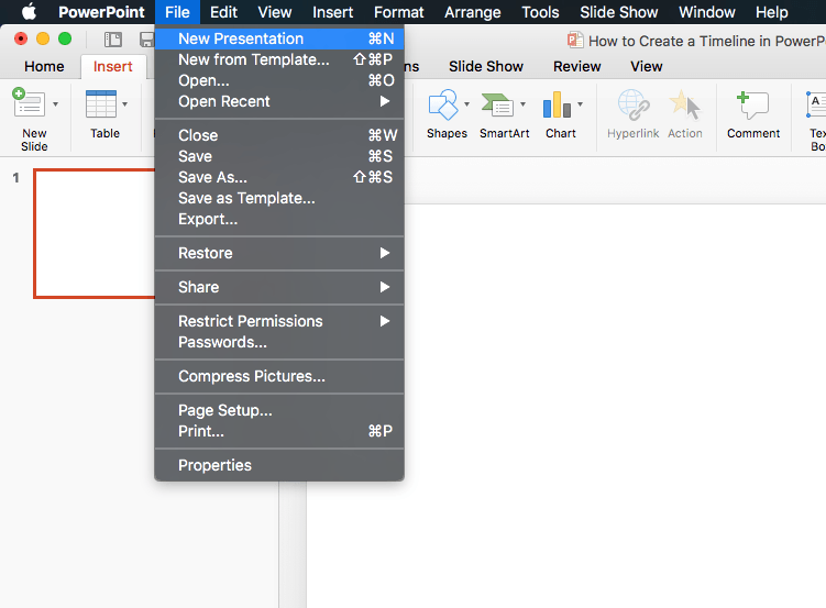 how to create a timeline in powerpoint in 5 steps teamgantt smartart timeline