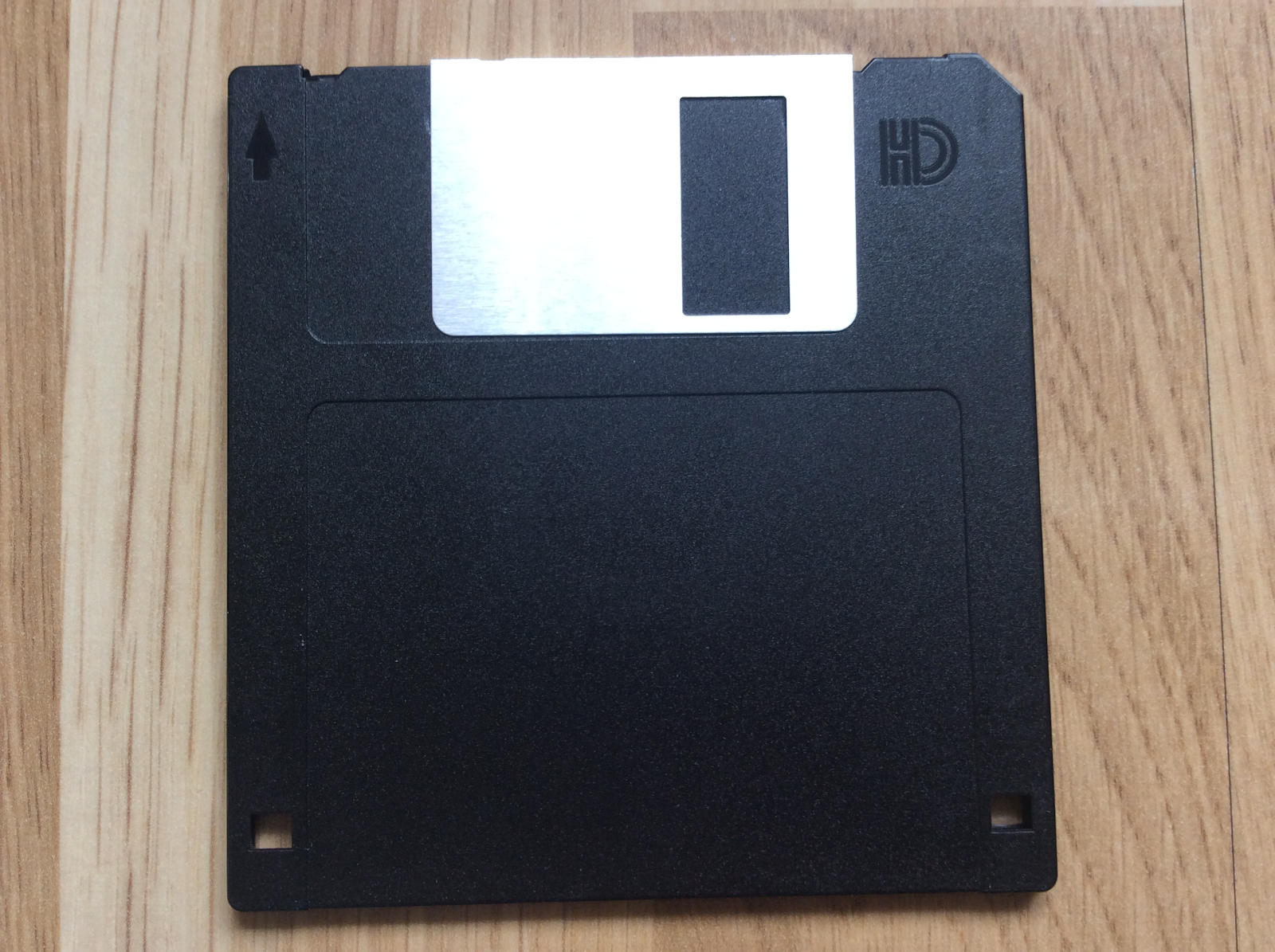a black hard disk