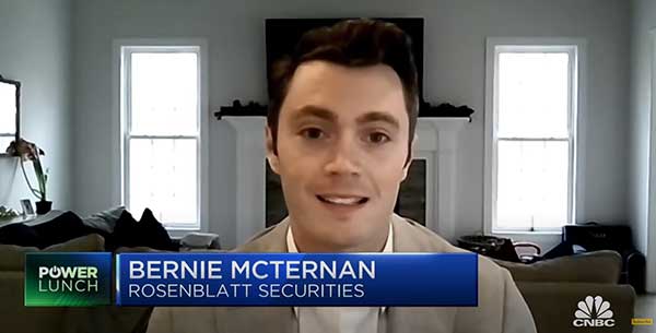 Rosenblatt's McTernan CNBC Interview