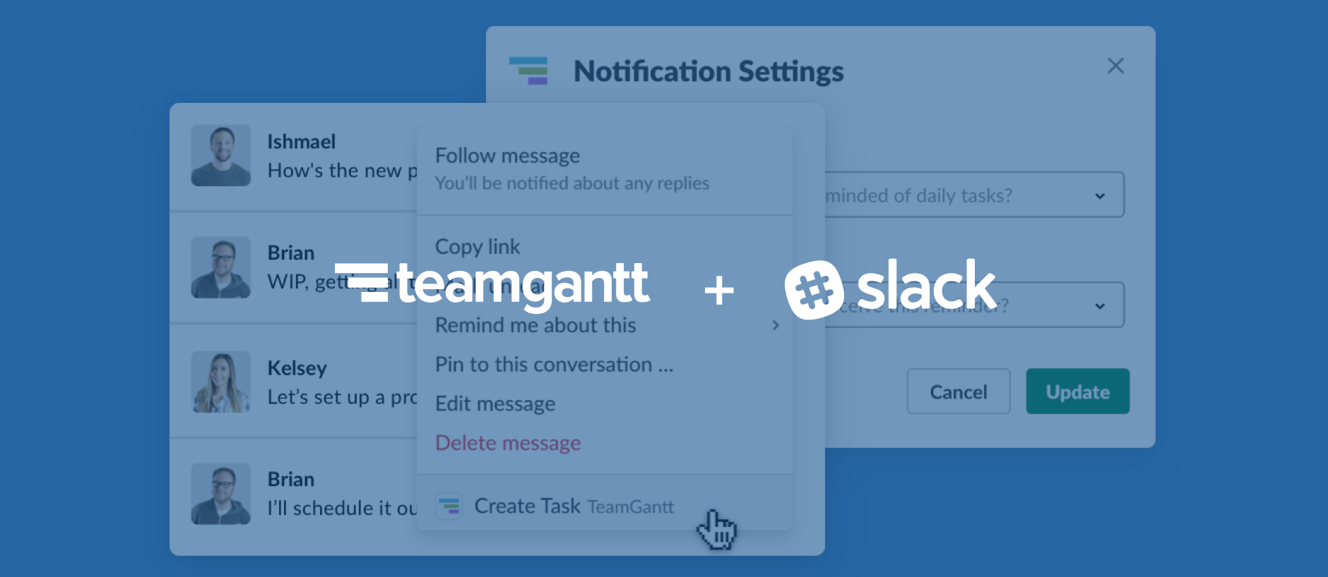 Slack view reminders account