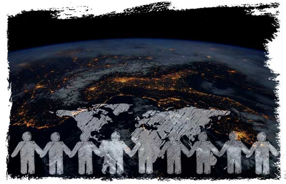 People world together