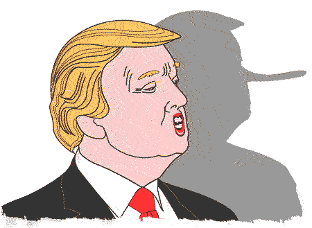 Cartoon Donald Trump funny