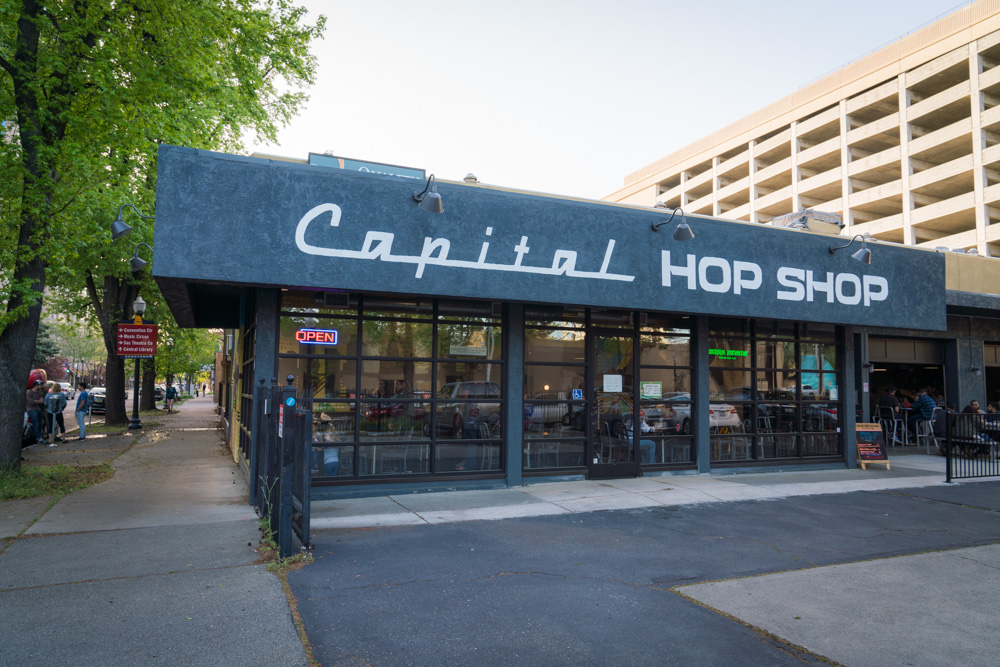 Capital Hop Shop in Sacramento, CA was recommended as on of the best breweries by Sacramento locals.
