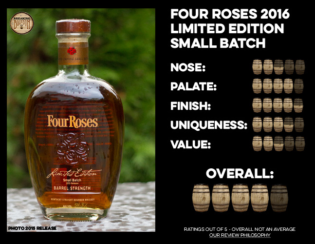 Four Roses 2016 Limited Edition Small Batch Review | Breaking Bourbon