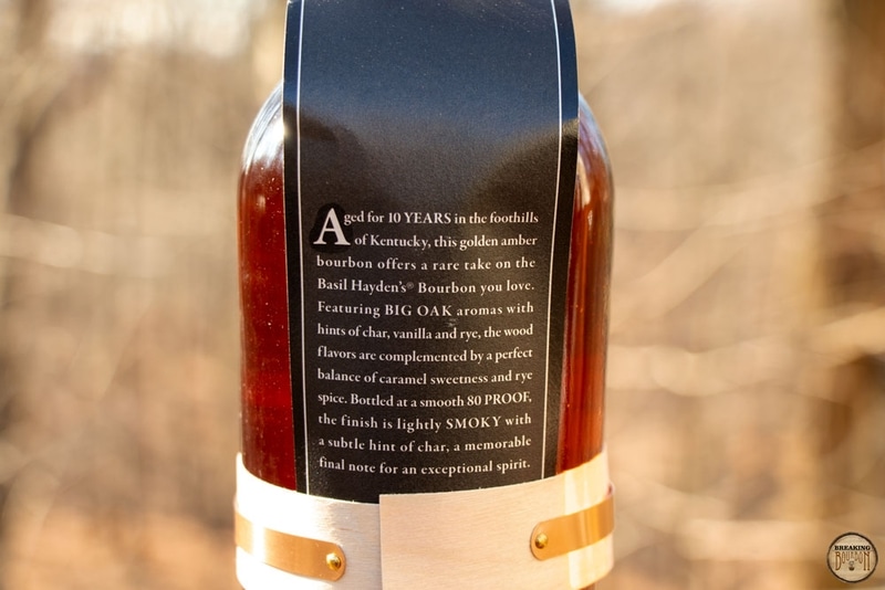 Basil Hayden's 10 Year Bourbon Review Breaking Bourbon