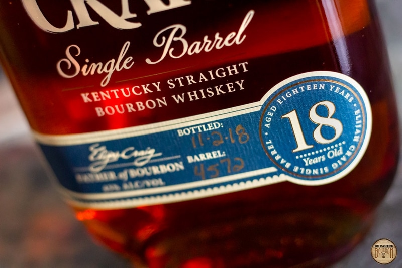 Elijah Craig 18 Year Single Barrel Review Breaking Bourbon