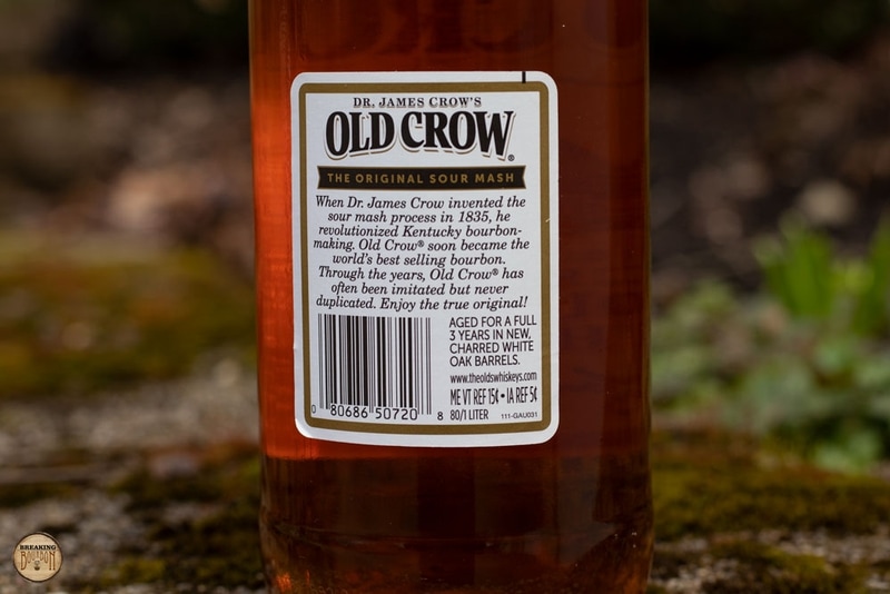 Old Crow Bourbon Review Breaking Bourbon