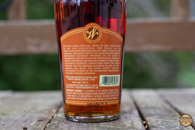 Weller Single Barrel Bourbon Review Breaking Bourbon
