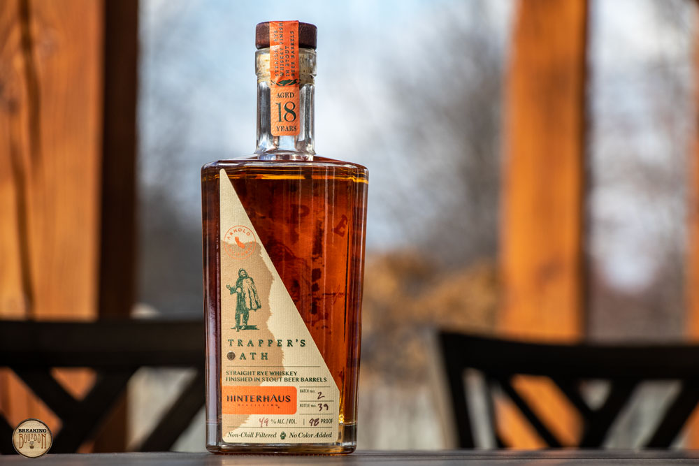 Hinterhaus Trapper’s Oath 18 Year (Batch 2) Review Breaking Bourbon