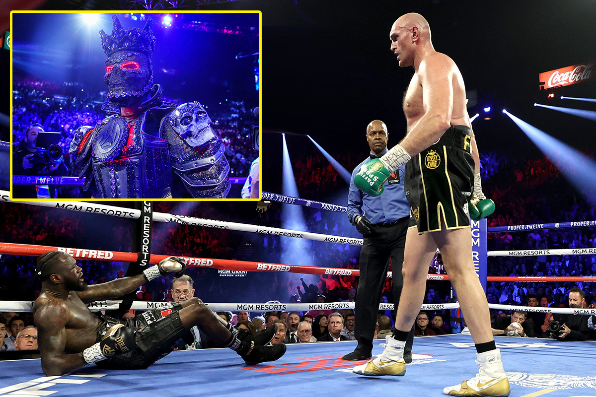 tyson fury deontay wilder win   easy  costume
