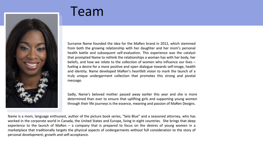 MaRen pitch deck before
