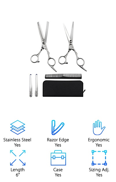 elfina hair cutting shears
