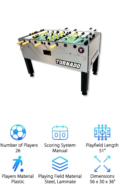 Best Foosball Tables Top 10 Picks Tornado Tournament Foosball Table Top Pick