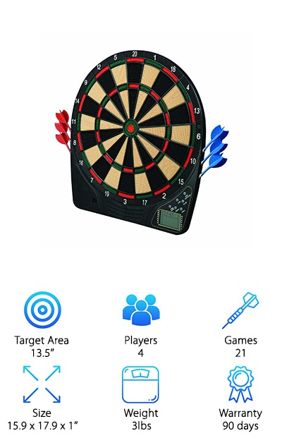 franklin sports fs1500 electronic dartboard