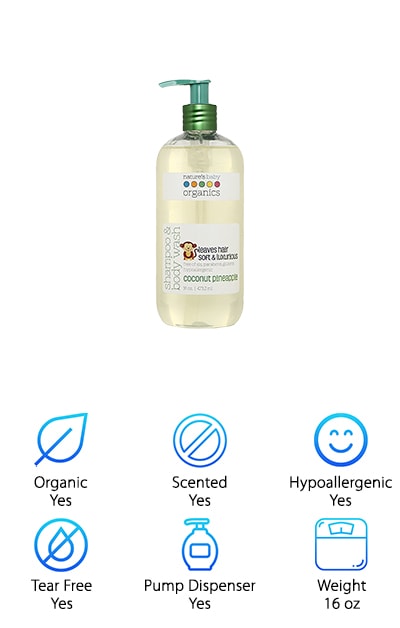 baby, a moisturizing and luxurious body cleanser and shampoo