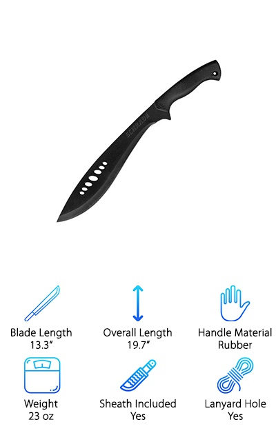 22/" With Plastic Handle Machete Long Blade Lightweight