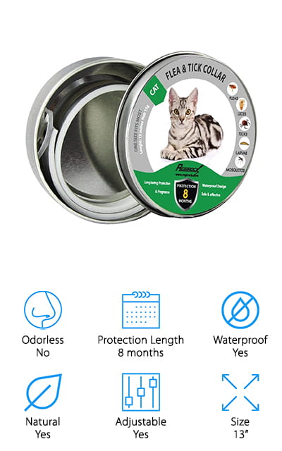 regirock flea and tick collar for cats