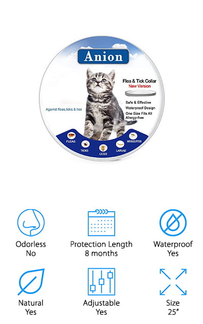 regirock flea and tick collar for cats