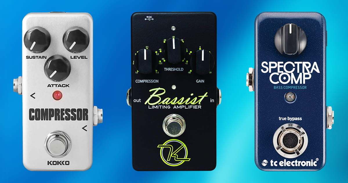Best Guitar Bass Compressors Review + Top 10 Picks