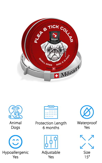 mozart flea collar