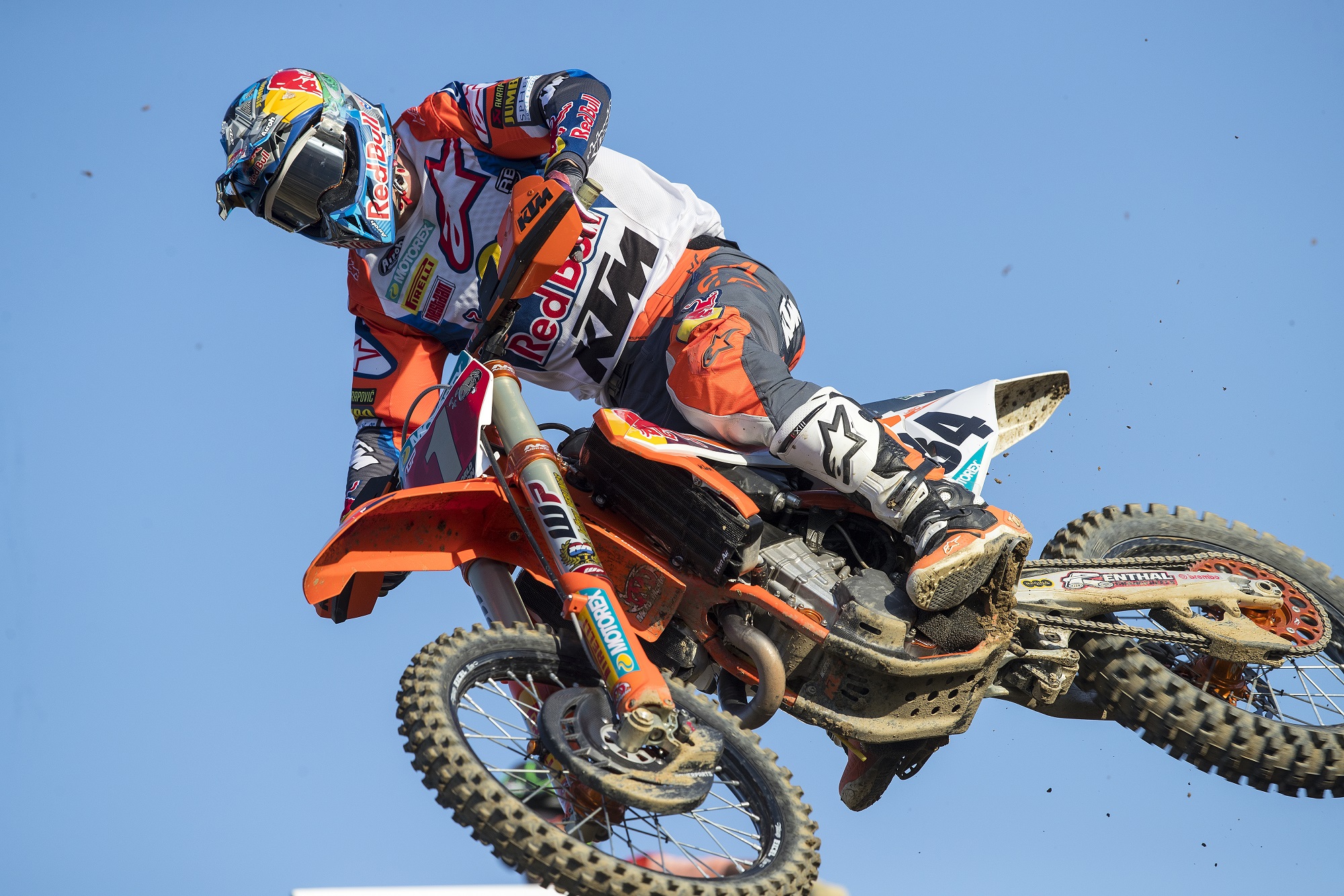 Die KTM 450 SX-F HERLINGS REPLICA - eine ganz besondere Motocross Maschine für den beeindruckenden Gewinn der FIM MXGP-Motocross-Weltmeisterschaft von Jeffrey Herlings.