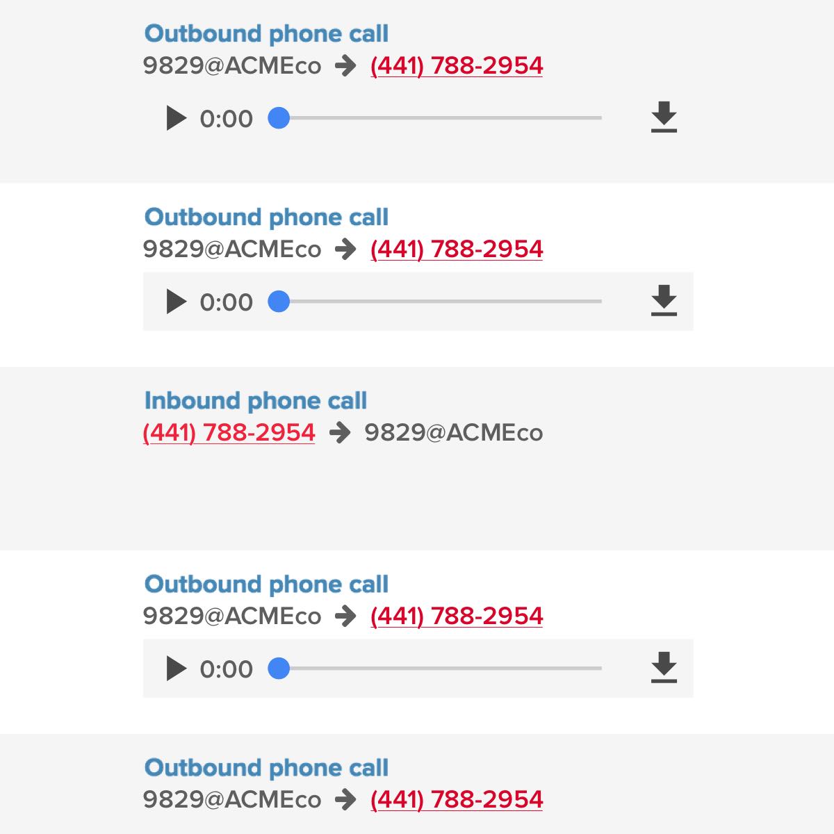 hosted voip service provider simplii phone activity log