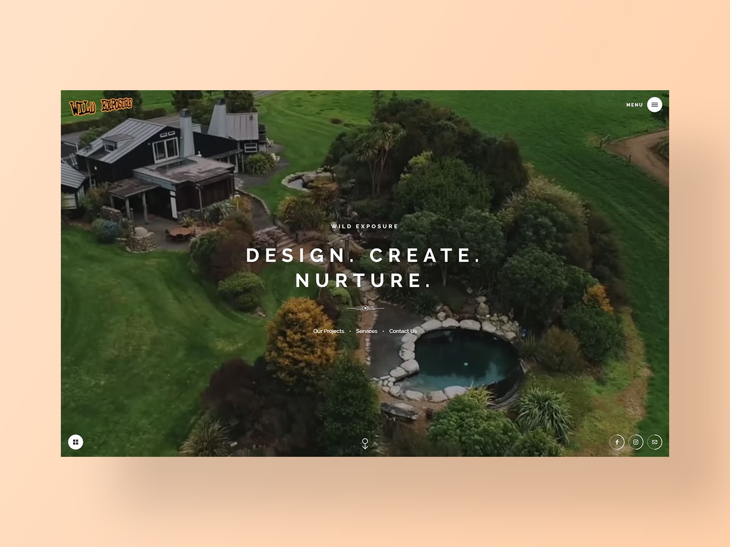 Wild Exposure Website Design by Neon Hive