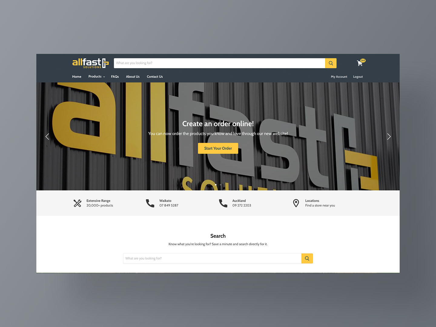 Allfast Solutions New Website by Neon Hive
