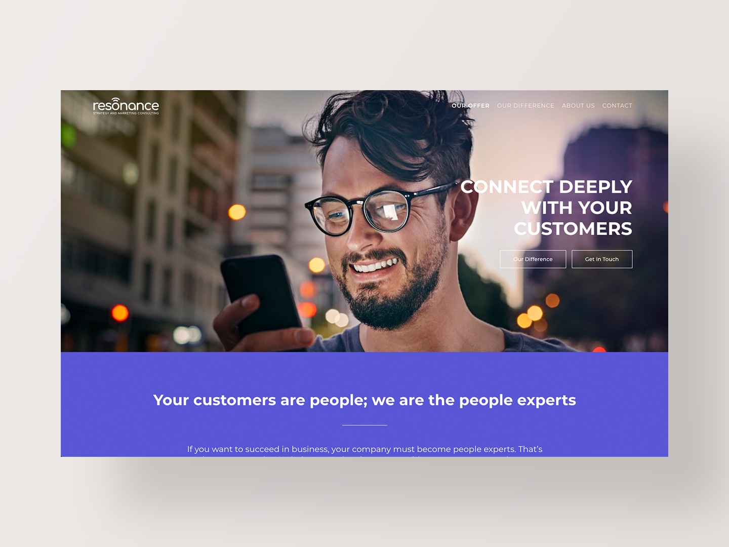 Resonance Consulting's Website by Neon Hive