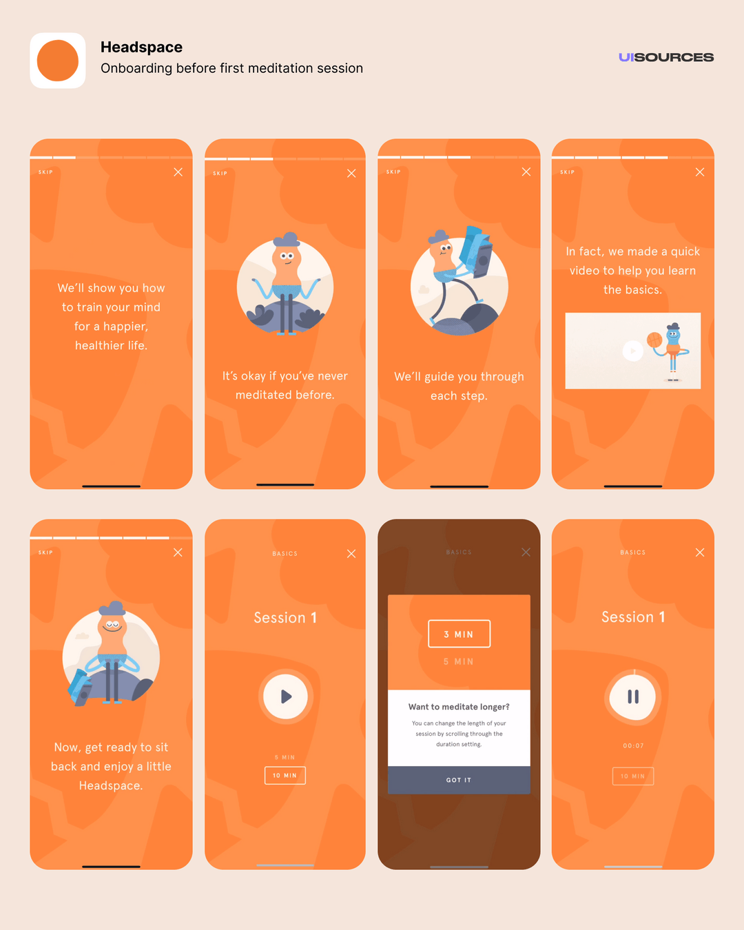 Headspace App Store Screenshots Screenshots UI Sources