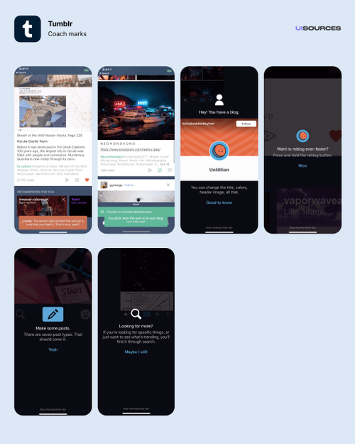 Mucho Coach Mark Screenshots UI Sources