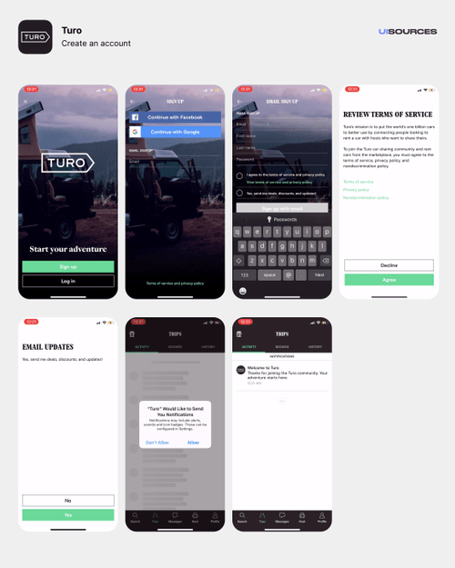 Turo App Store Screenshots Screenshots UI Sources